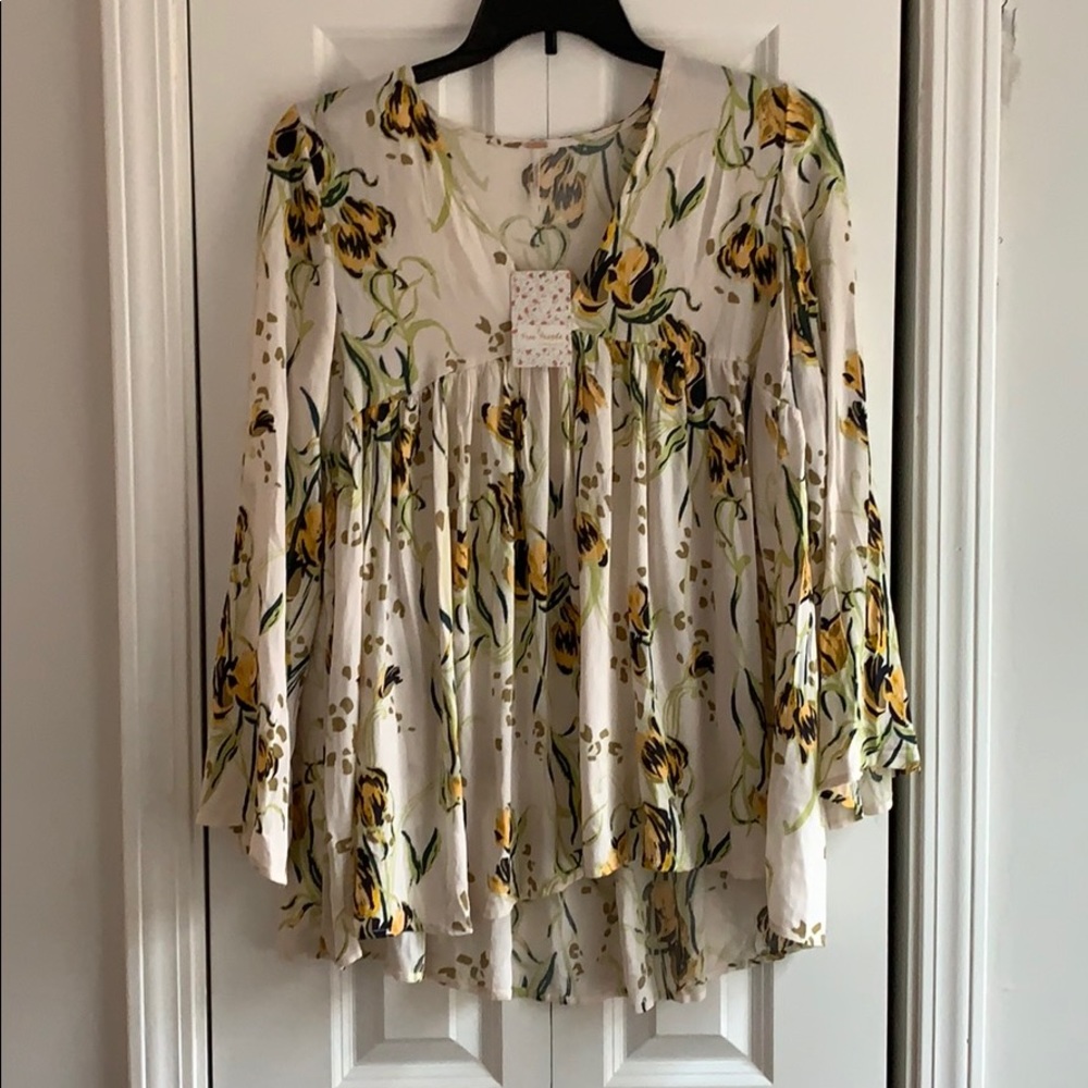 Flowy Free People Floral Top